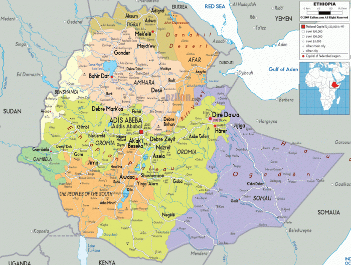كم عدد سكان اثيوبيا 2020 موسوعة المنهاج